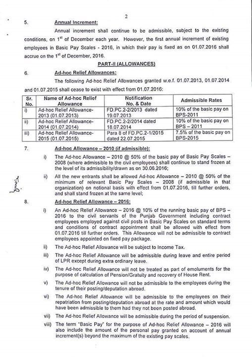 REVISION OF BASIC PAY SCALES & ALLOWANCES PUNJAB GOVERNMENT ...