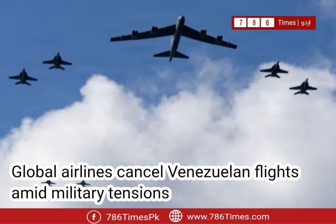 Stranded passengers at Caracas airport after airlines cancel flights to Venezuela